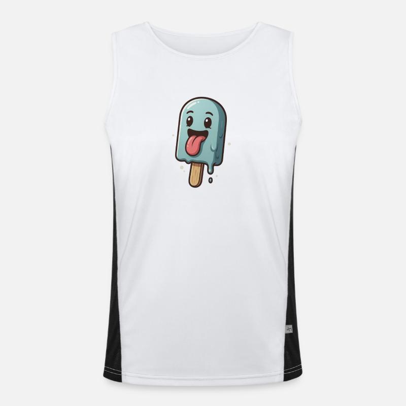 Laughing popsicles Men's Functional Contrast Tank Top 