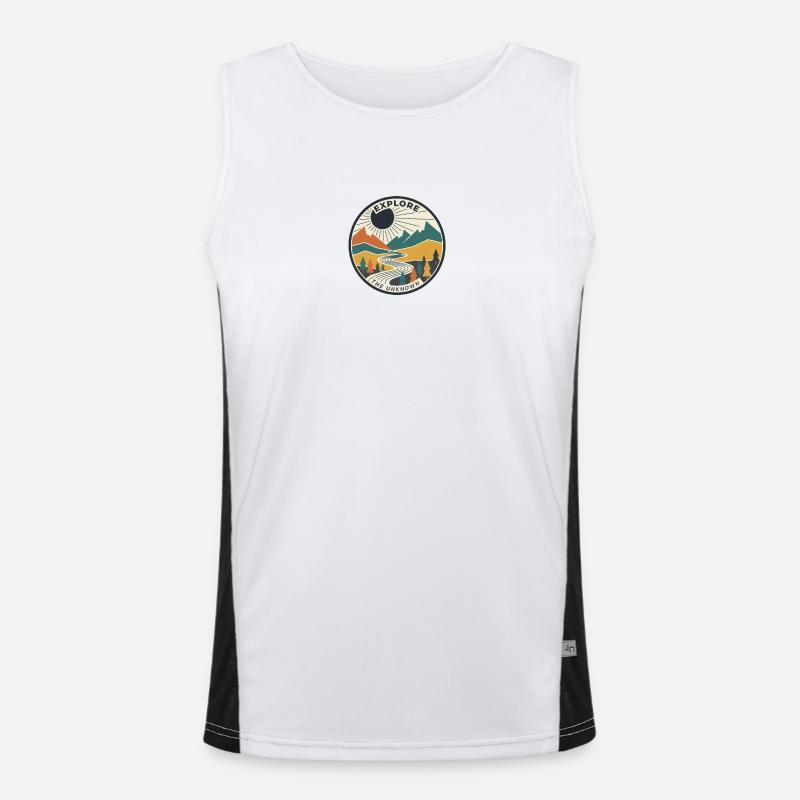 Expédition dans l’inconnu Débardeur respirant contrasté Homme 