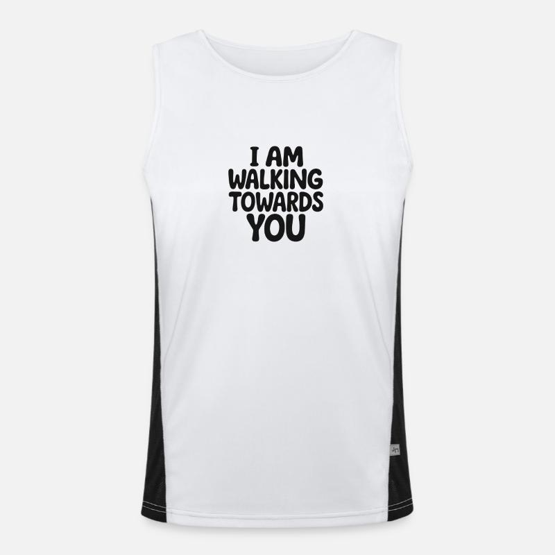 caminando_hacia_ti Funktionelles Kontrast-Tank Top für Männer 