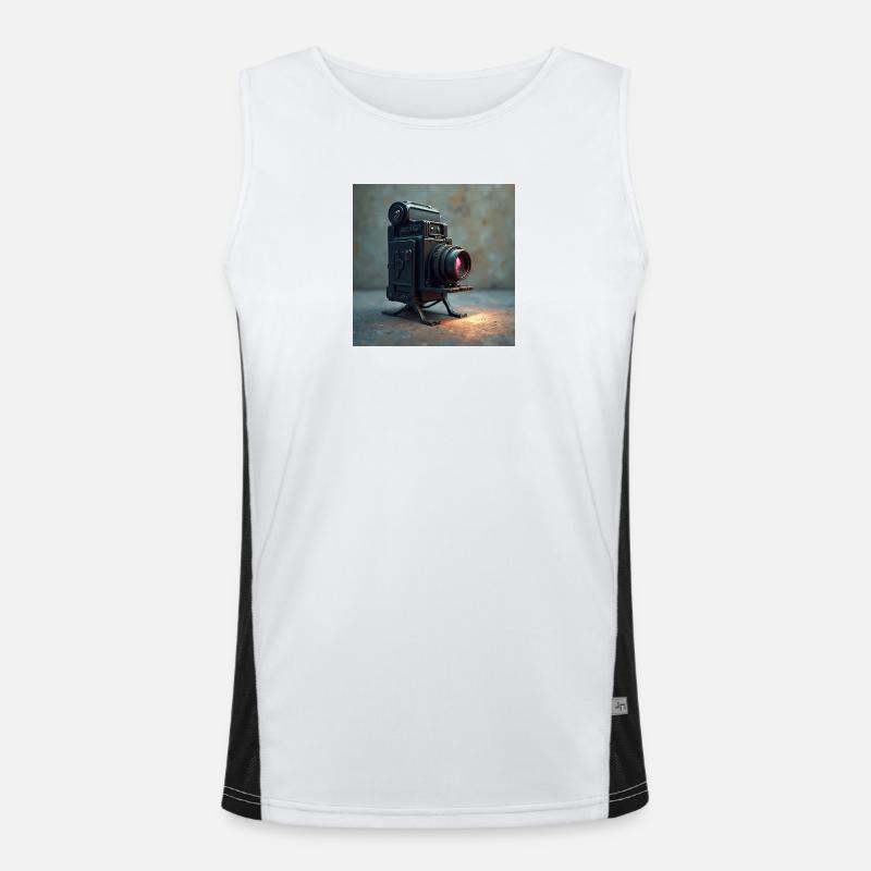 camera Men's Functional Contrast Tank Top 