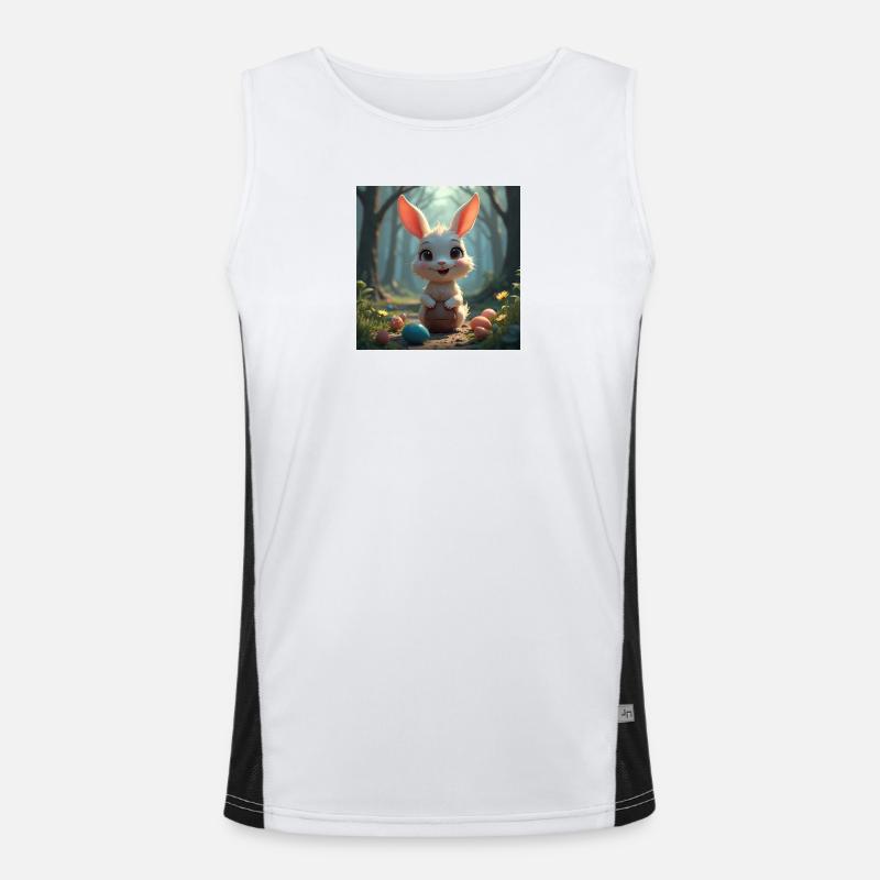 Ostern Funktionelles Kontrast-Tank Top für Männer 