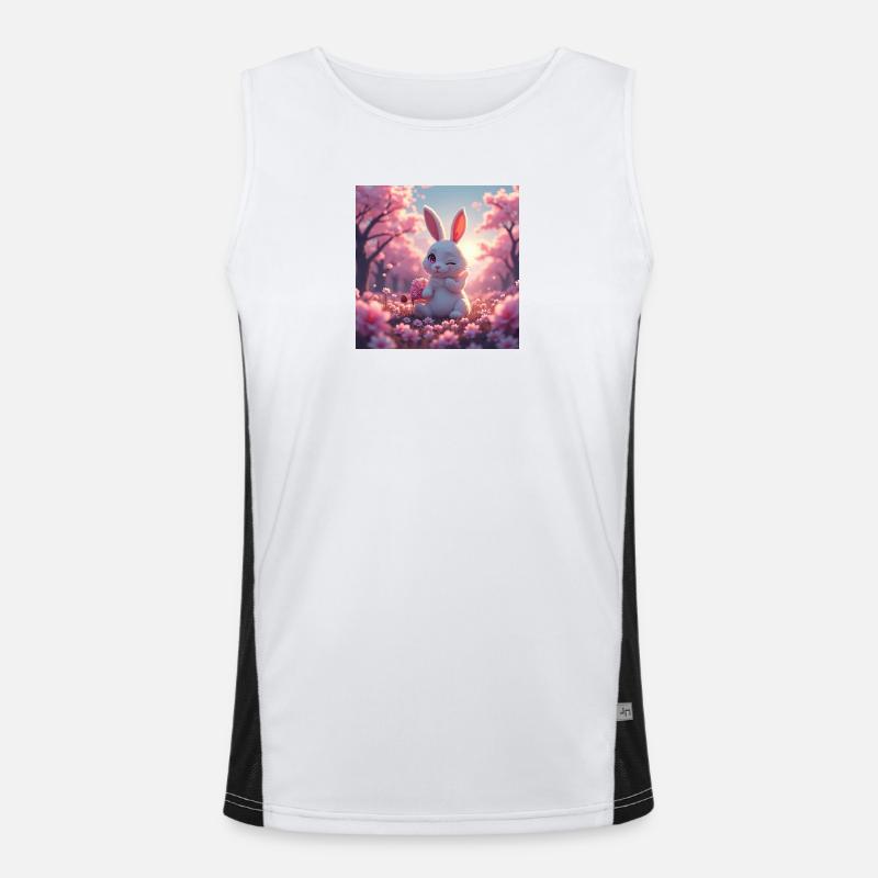 Easter Bunny Men's Functional Contrast Tank Top 