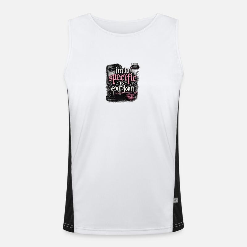 Too specific to explain – Gothic Pink Men's Functional Contrast Tank Top 