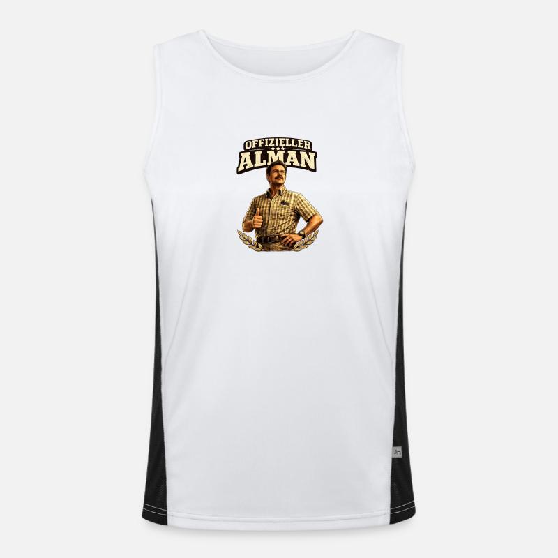 Offizieller Alman Funktionelles Kontrast-Tank Top für Männer 