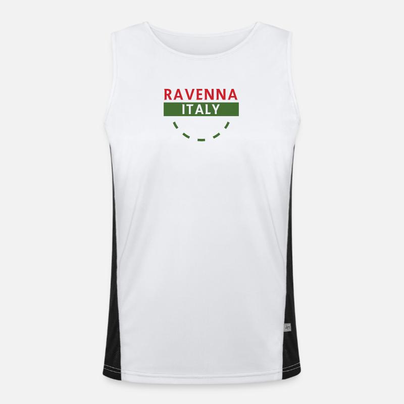 Emblème de Ravenne Italie Débardeur respirant contrasté Homme 