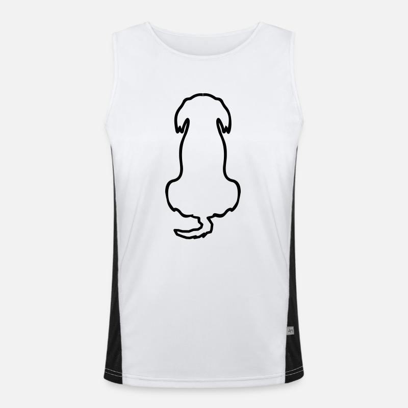 Bester Freund Funktionelles Kontrast-Tank Top für Männer 