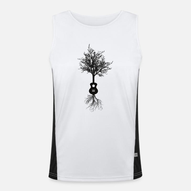 Guitar tree Men's Functional Contrast Tank Top 
