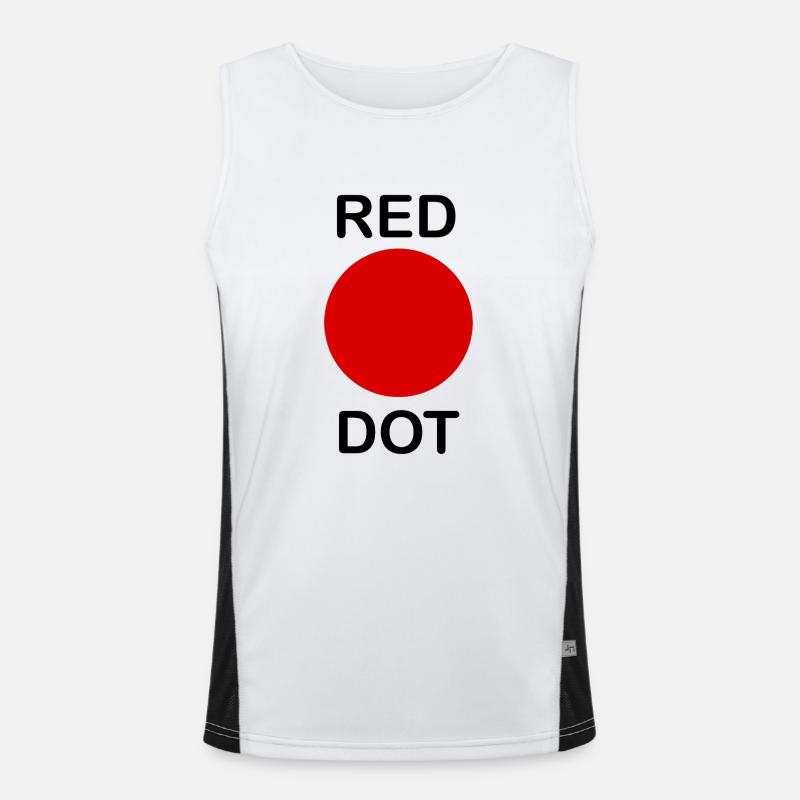 RED DOT Funktionelles Kontrast-Tank Top für Männer 