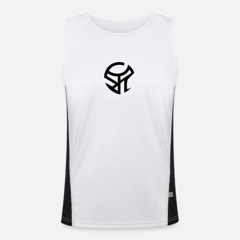 logo Men's Functional Contrast Tank Top 