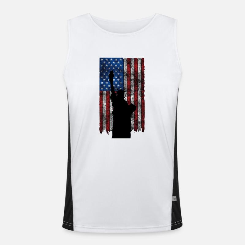 Dame Liberté Débardeur respirant contrasté Homme 