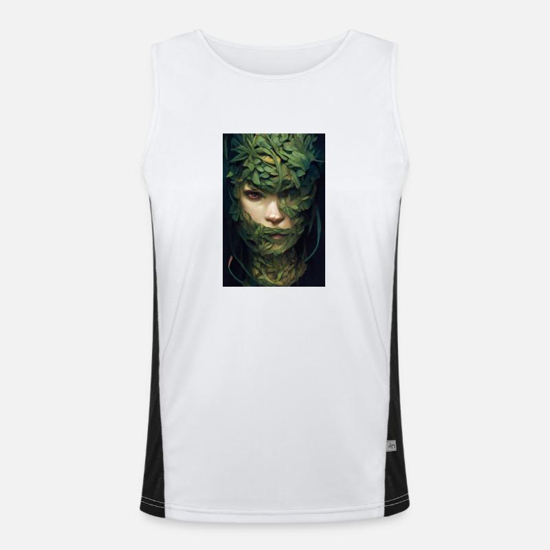 Holzmädchen Funktionelles Kontrast-Tank Top für Männer 