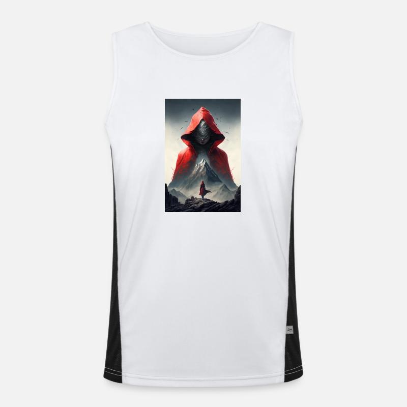 ROTKÄPPCHEN Funktionelles Kontrast-Tank Top für Männer 