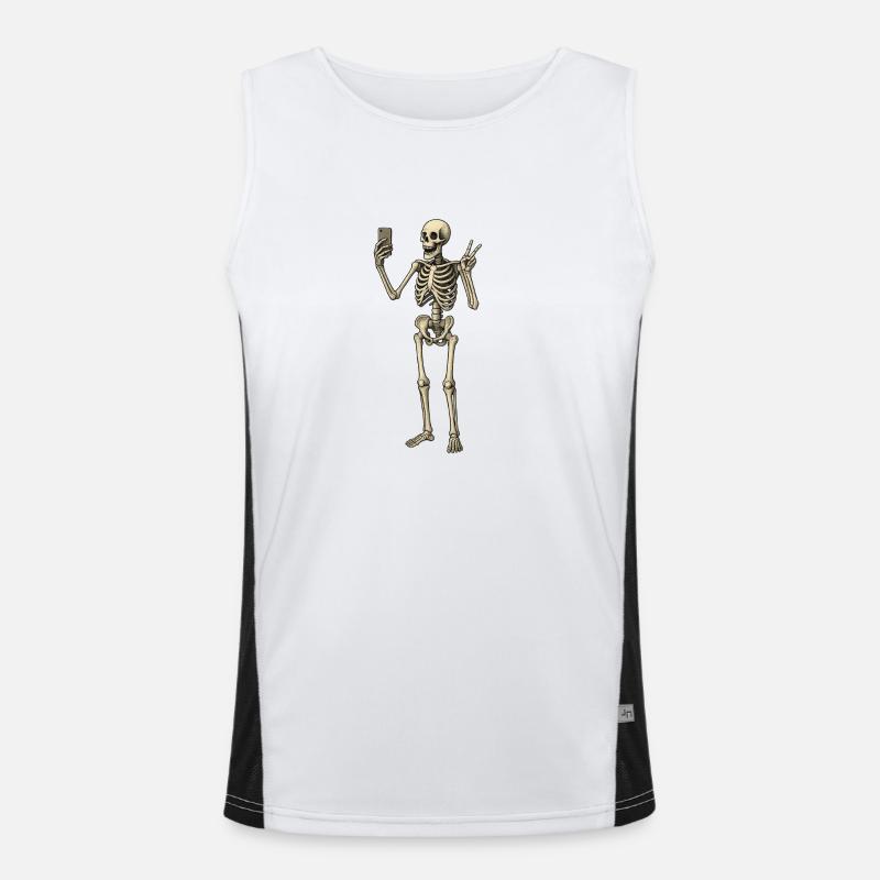 Selfie Débardeur respirant contrasté Homme 