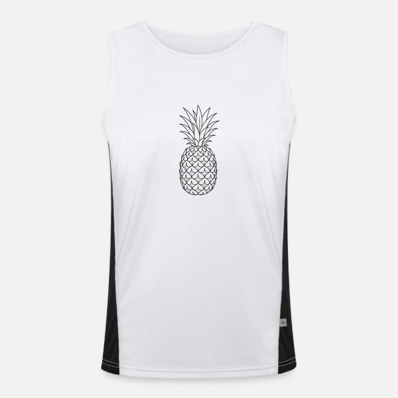 pineapple Men's Functional Contrast Tank Top 