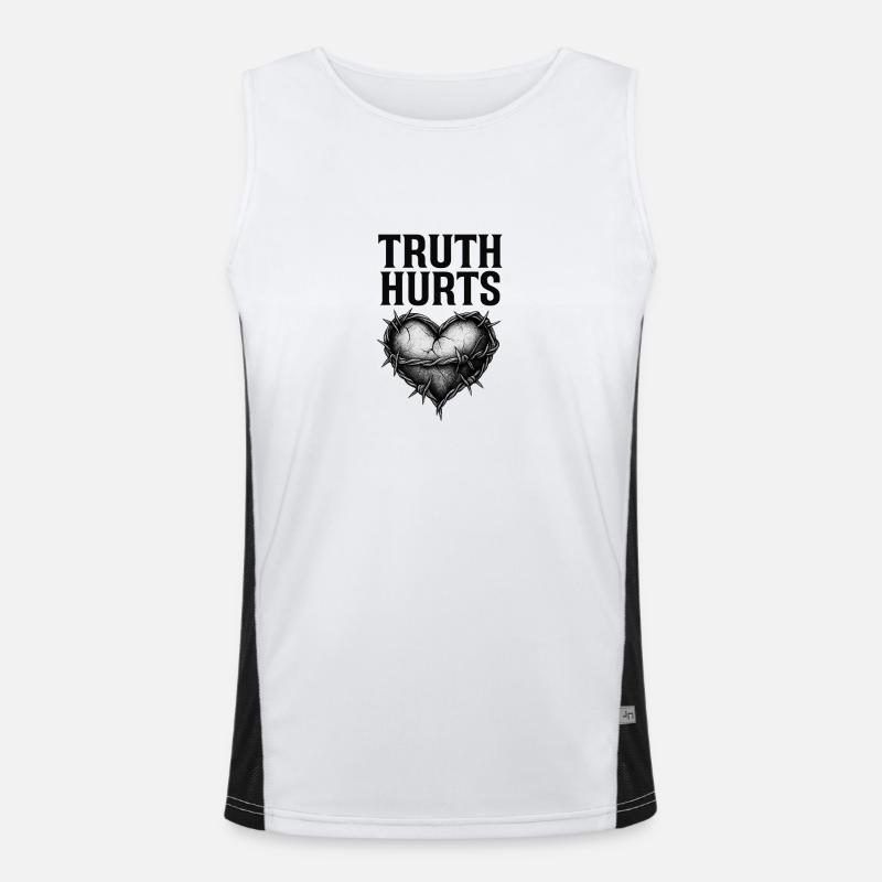 TRUTH HURTS Men's Functional Contrast Tank Top 