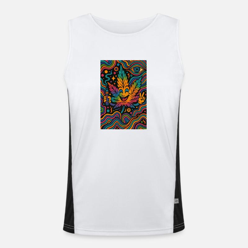 19 Funktionelles Kontrast-Tank Top für Männer 