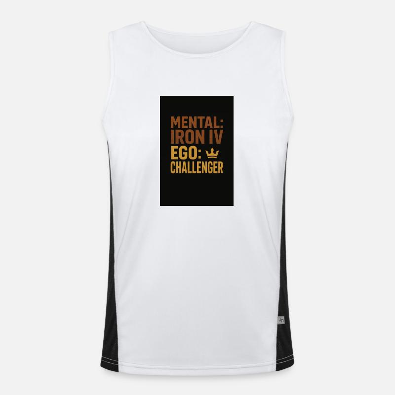 mental Funktionelles Kontrast-Tank Top für Männer 