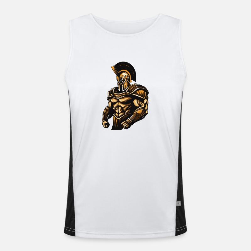Spartan Gladiator Muscles Men's Functional Contrast Tank Top 