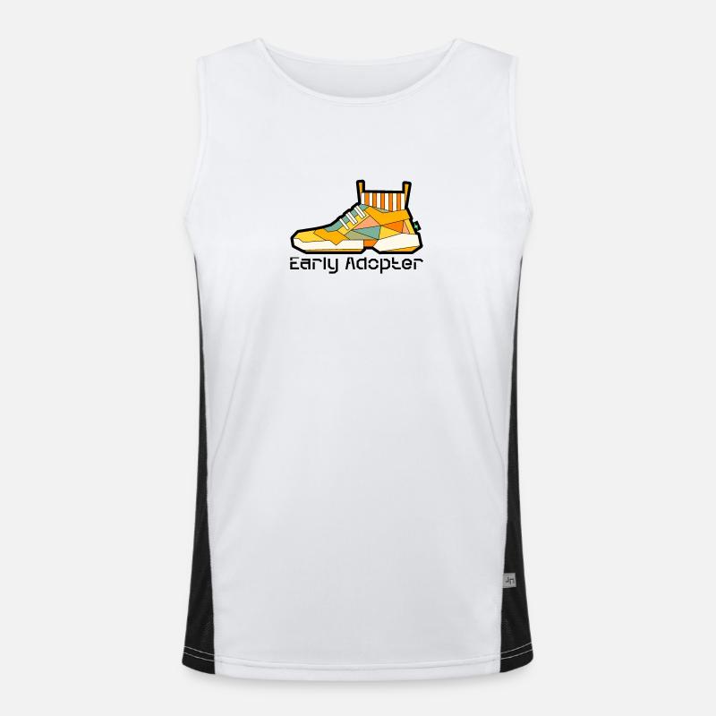 Shoe 8 Funktionelles Kontrast-Tank Top für Männer 