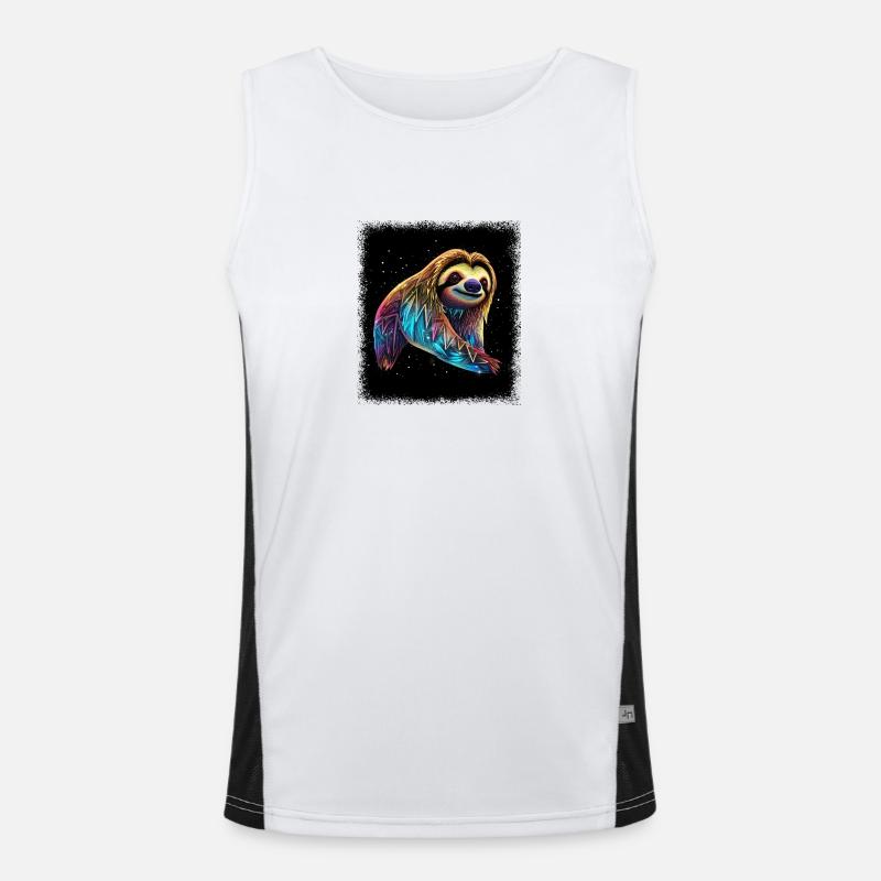 present birthday present idea sayings 1960s hippie Funktionelles Kontrast-Tank Top für Männer 