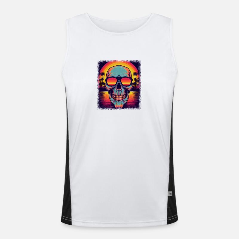 Statement Sayings Dinosaur Skeleton Tshirts Men's Functional Contrast Tank Top 
