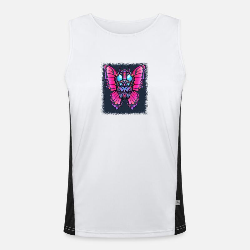 birthday present cool present nature insects humor Men's Functional Contrast Tank Top 