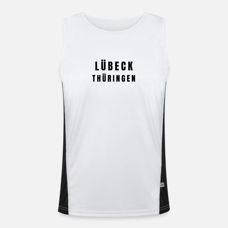 Lübeck, Thuringia Men's Functional Contrast Tank Top 