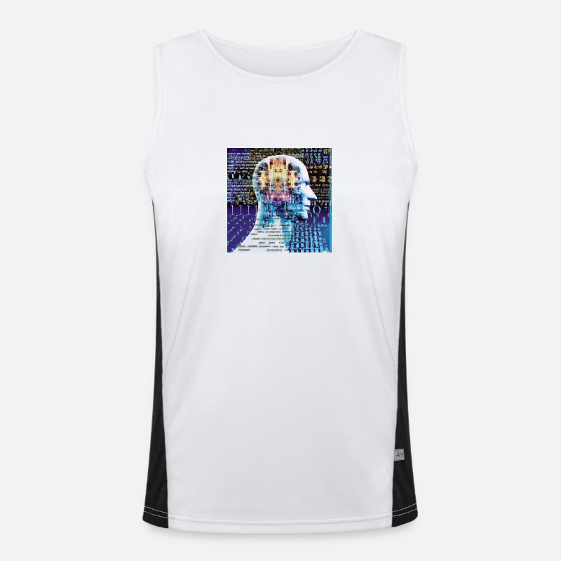 Intelligence artificielle Débardeur respirant contrasté Homme 