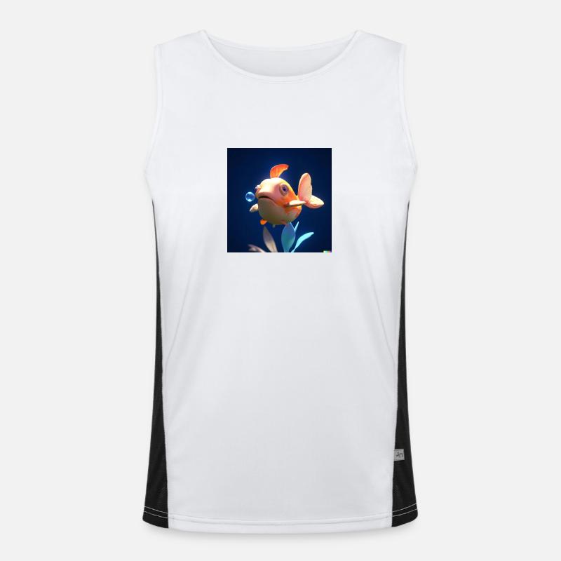 Ugly Fish Men's Functional Contrast Tank Top 