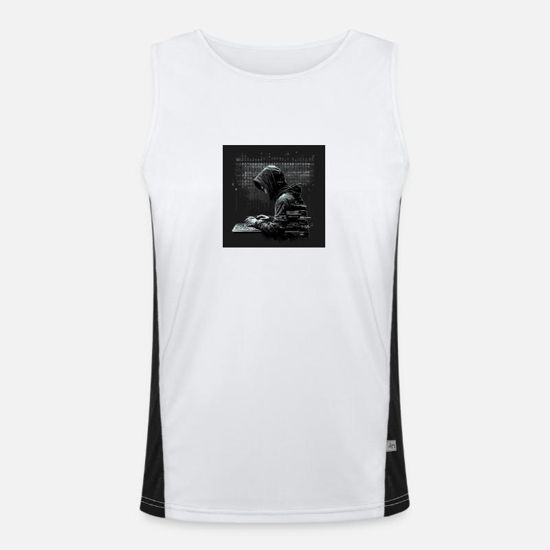 Pc Nutzer / Hacker / Gamer Funktionelles Kontrast-Tank Top für Männer 
