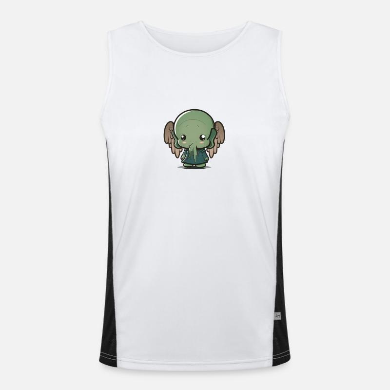 Mignon bébé cthulhu Débardeur respirant contrasté Homme 