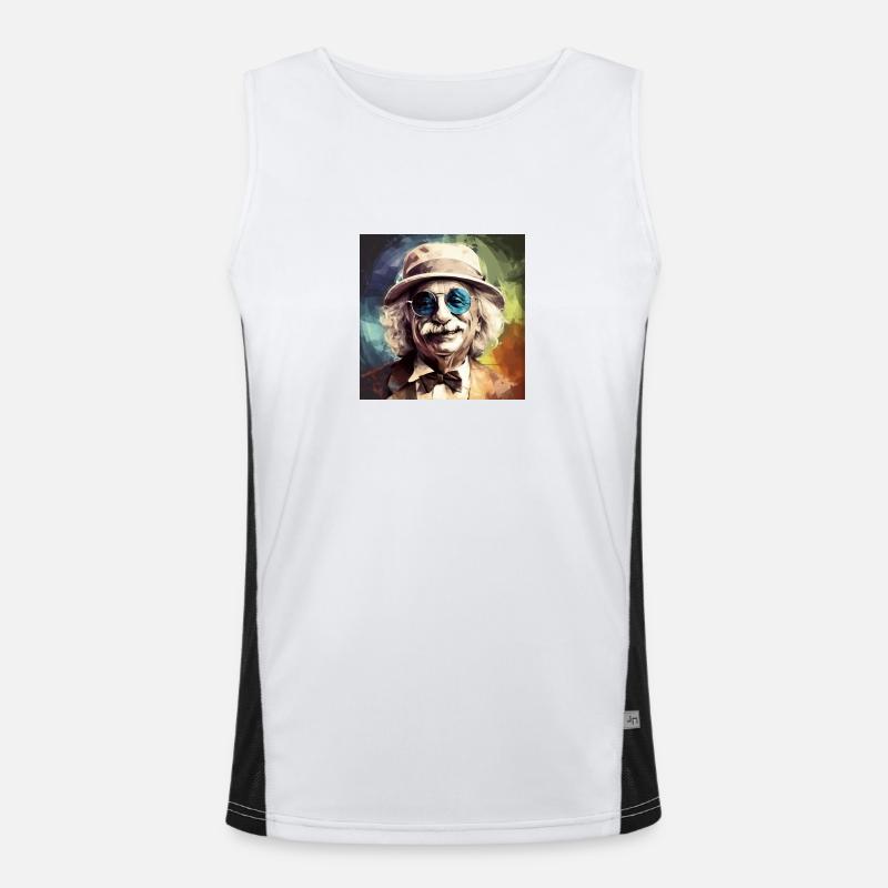 Albert Funktionelles Kontrast-Tank Top für Männer 