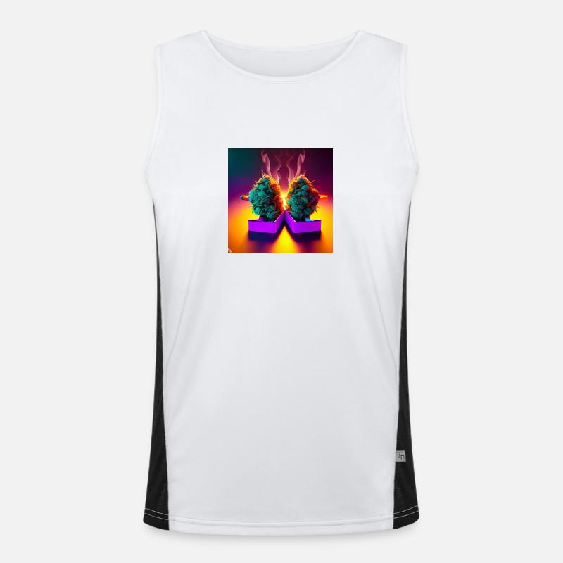 BudBrothers. Decriminalization 2023 Marijuana Men's Functional Contrast Tank Top 