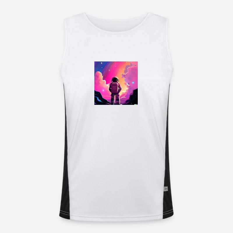 Galactic Wanderer Men's Functional Contrast Tank Top 