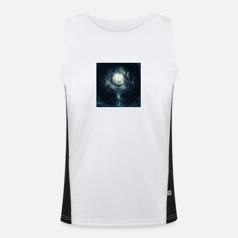 Vintage Techno Forest Débardeur respirant contrasté Homme 