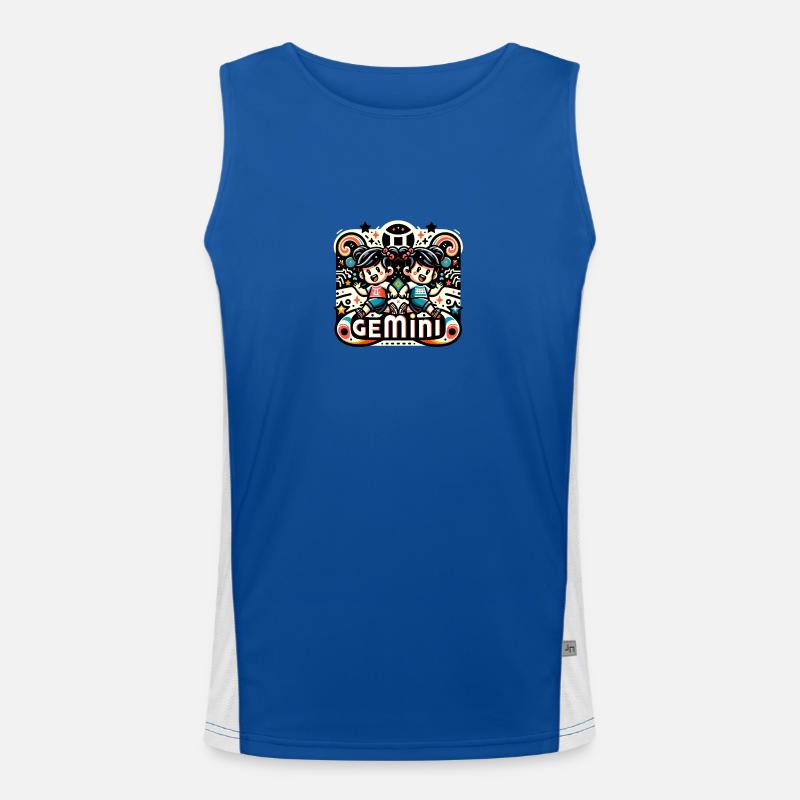 GEMINI Men's Functional Contrast Tank Top 