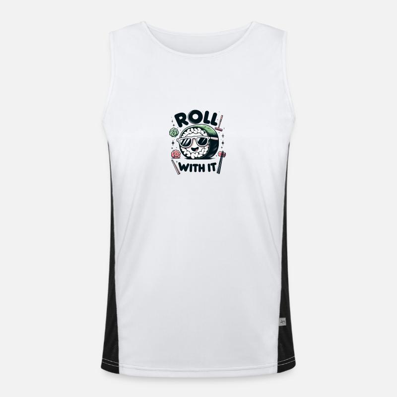 Roll with it. Men's Functional Contrast Tank Top 