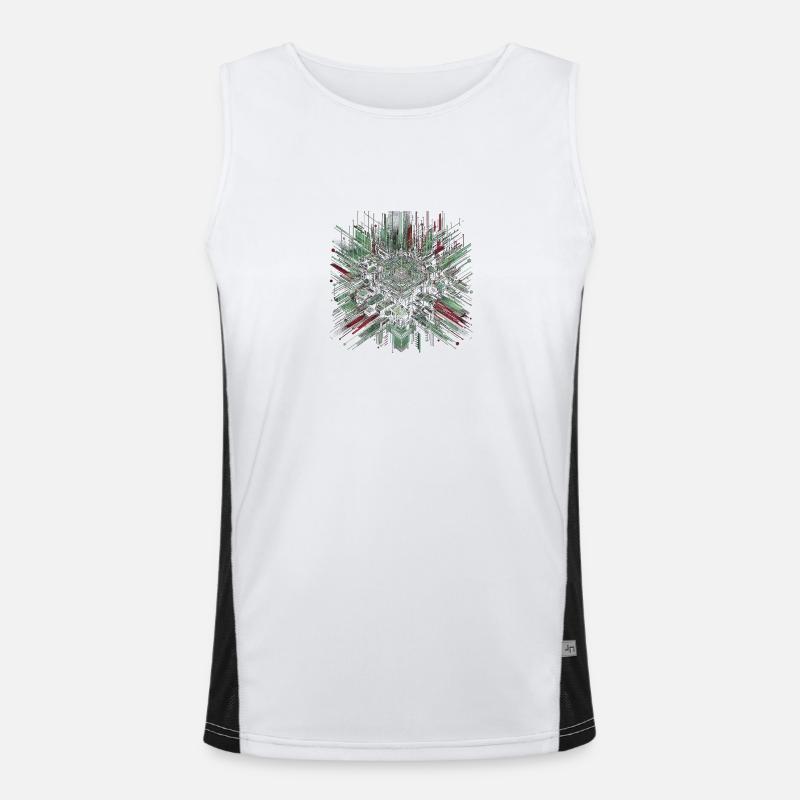 Cybernetic Core Men's Functional Contrast Tank Top 