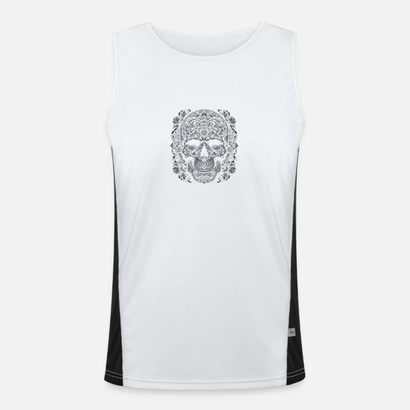Intricate Acanthus Men's Functional Contrast Tank Top 
