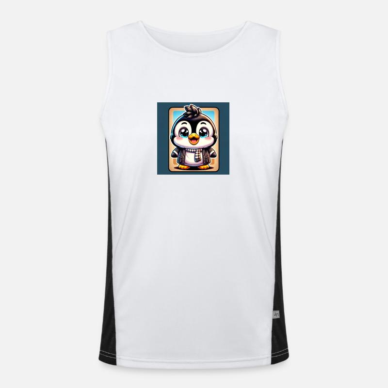 Penguins Men's Functional Contrast Tank Top 