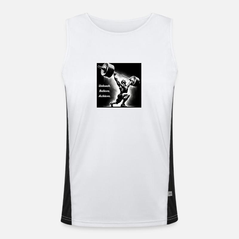 Strength Unleashed Funktionelles Kontrast-Tank Top für Männer 