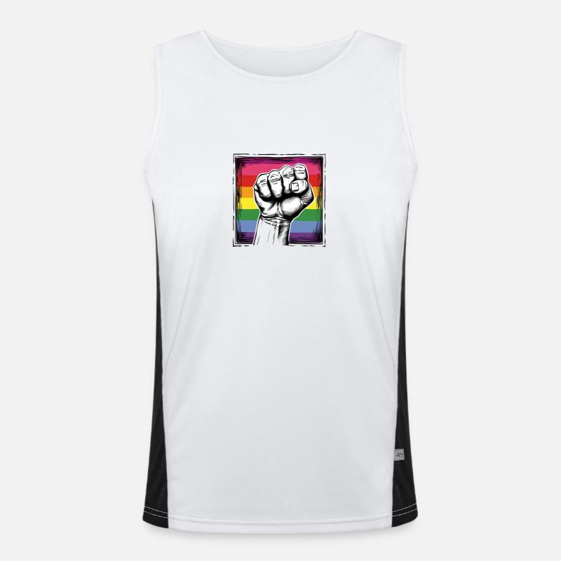 Pride Men's Functional Contrast Tank Top 