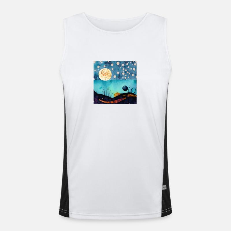Have a good night Men's Functional Contrast Tank Top 