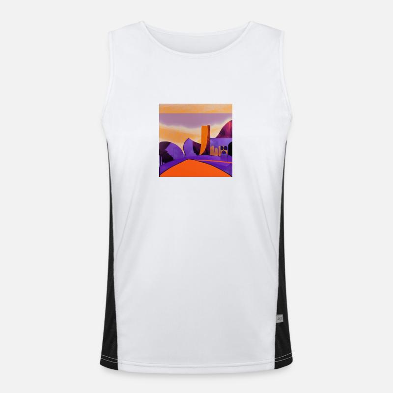 So eine Wüste Funktionelles Kontrast-Tank Top für Männer 
