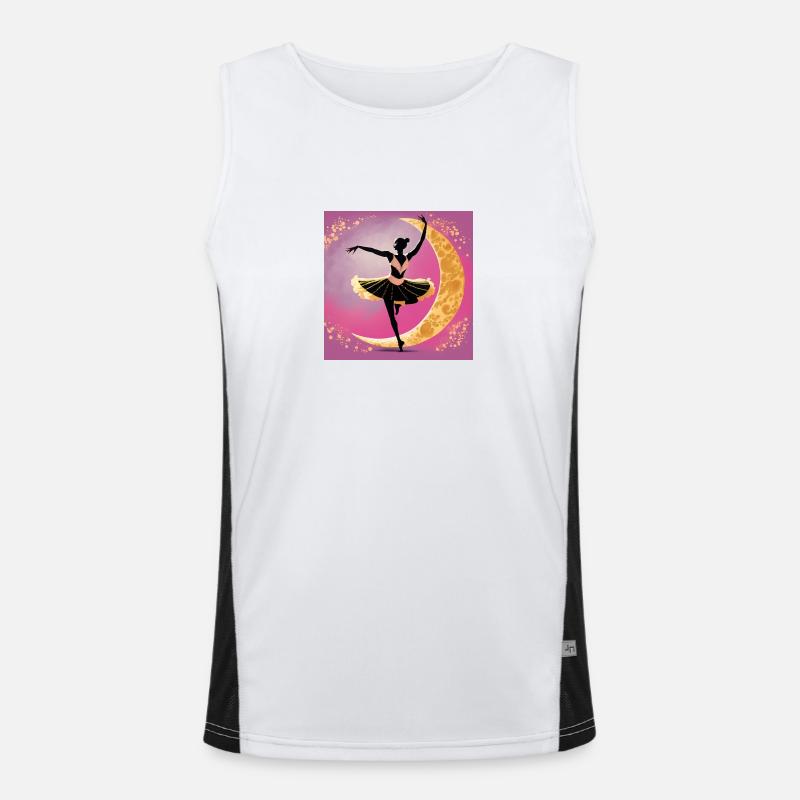 Moon Dance Men's Functional Contrast Tank Top 