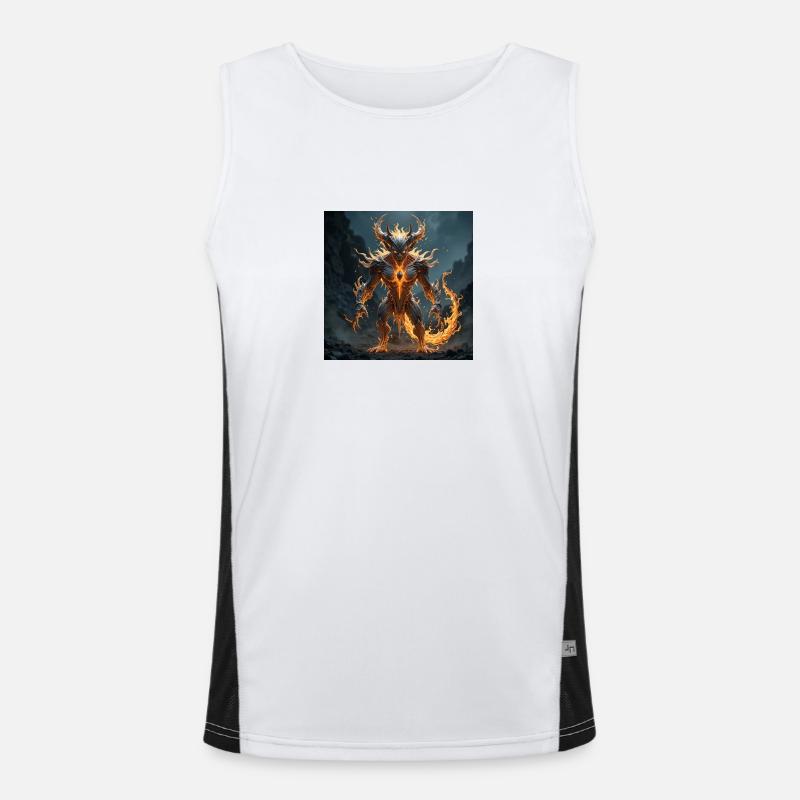 Hellius Funktionelles Kontrast-Tank Top für Männer 