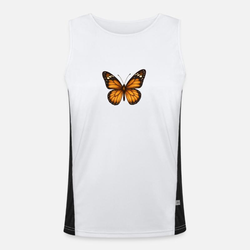 Monarch butterflies – delicate & majestic Men's Functional Contrast Tank Top 
