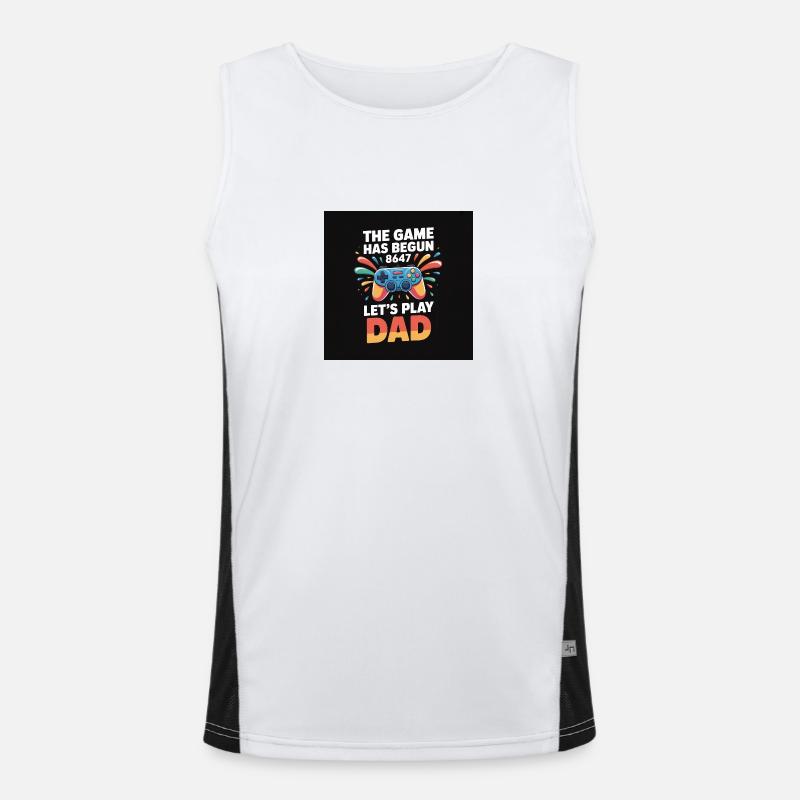 Fathers day gift Men's Functional Contrast Tank Top 