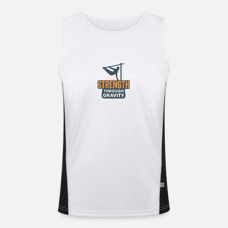 Strength Through Gravity Calisthenics Funktionelles Kontrast-Tank Top für Männer 