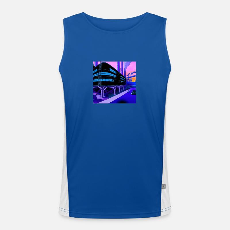 Thème Wolfsburg-2 Débardeur respirant contrasté Homme 